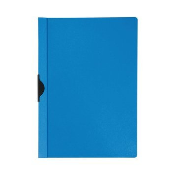 Skoroszyt Q-Connect z metalowym klipsem A4 200g niebieski