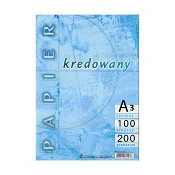 Papier kredowy A3 200g Kreska