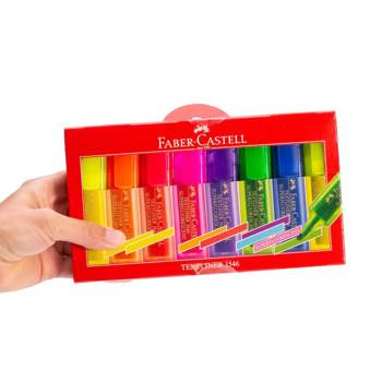 Zakreślacze Faber Castell Textliner 1546 8 sztuk