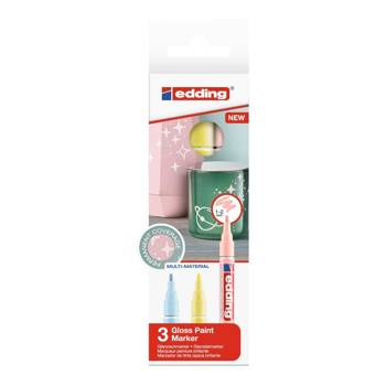 Marker olejowy Edding kreatywny pastelowy 3 kolory