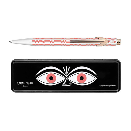 Długopis automatyczny Caran d`Ache 849 Alexander Girard Pink M w pudełku