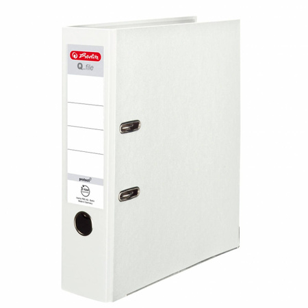 Segregator A4 szeroki 80mm Herlitz biały