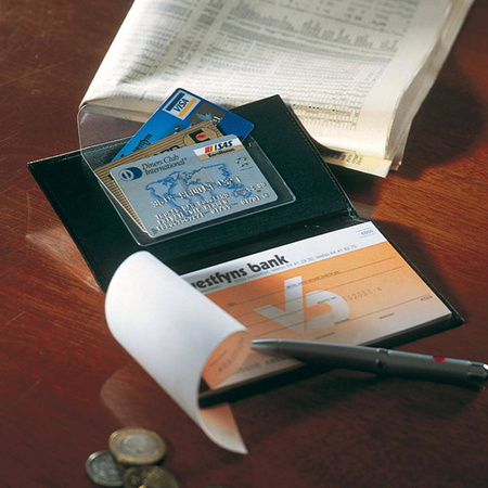 Kieszeń samoprzylepna 3L na wizytówki z klapką 105x60mm