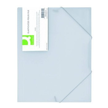 Teczka z gumką Q-Connect A4 gumki narożne  biały