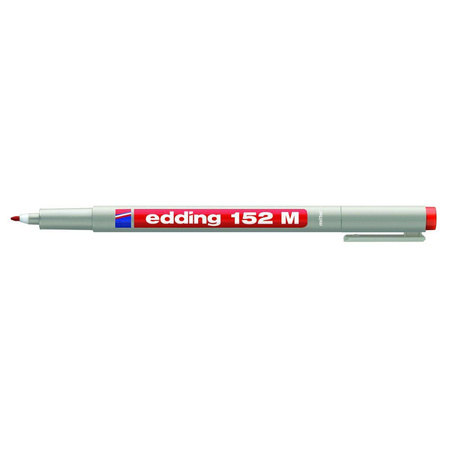 Pisak zmywalny Edding do folii 1mm czerwony