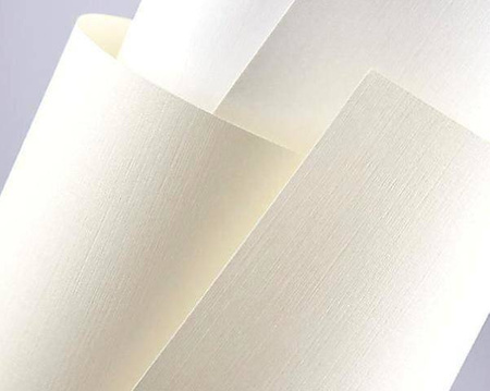 Papier wizytówkowy A4 ecru płótno 185g W90 Kreska
