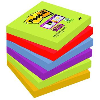 Karteczki samoprzylepne 76x76mm Post-it Super Sticky paleta marrakesz