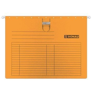 Teczka zawieszkowa Donau A4 z wąsem  pomarańczowy
