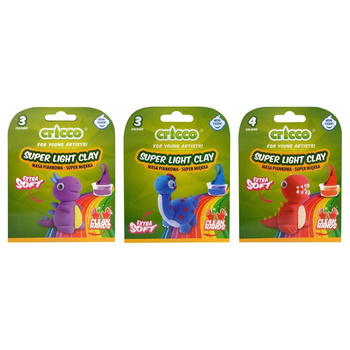 Masa piankowa Cricco zestaw mini 30g Dinozaury