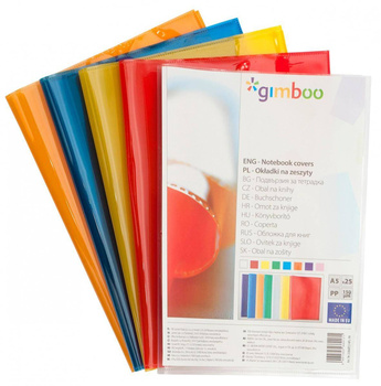 Okładka na zeszyt A4 Gimboo niebieski