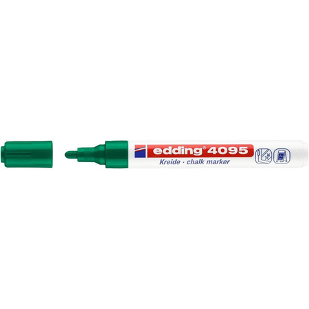 Marker kredowy Edding 4095 końcówka okrągła 2-3mm zielony