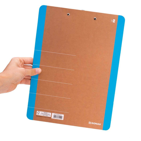 Podkładka z klipsem A4 Donau Life niebieski