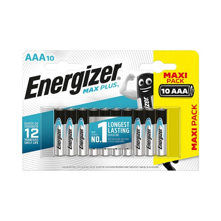 Baterie AAA LR03 1.5V Energizer Max Plus 10 sztuk