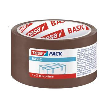 Taśma pakowa Tesa Basic 40m x 45mm brązowa
