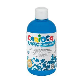 Farba tempera Carioca 500ml błękitna