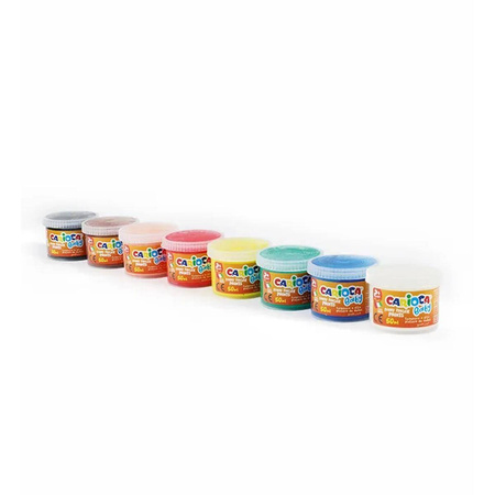 Farba do malowania palcami Carioca Baby 50ml 8 kolorów