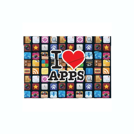 Teczka kopertowa na zatrzask Panta Plast Apps A5