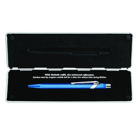 Długopis automatyczny Caran d`Ache 849 w pudełku niebieski