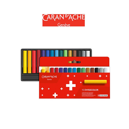 Kredki Caran d`Ache Swisscolor 30 kolorów metalowe opakowanie