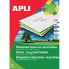 Etykiety samoprzylepne Apli ekologiczne 70x37mm