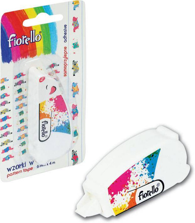 Wzorki w taśmie Fiorello 6mm x 4m GR-FT3 Świnka