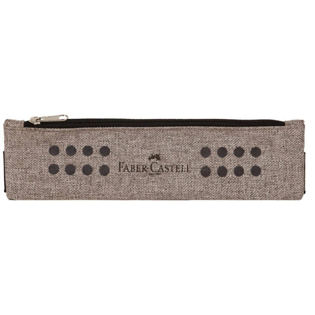 Piórnik saszetka Faber Castell Grip szary