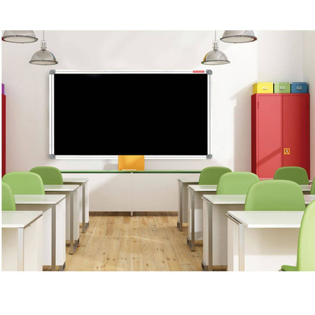 Tablica kredowo magnetyczna 150x100 cm czarna Classic Memobe