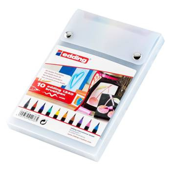 Pisak Edding 1340 z końcówką pędzelkową 10 sztuk