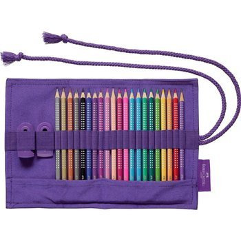 Kredki ołówkowe Faber Castell Sparkle w piórniku 20 kolorów