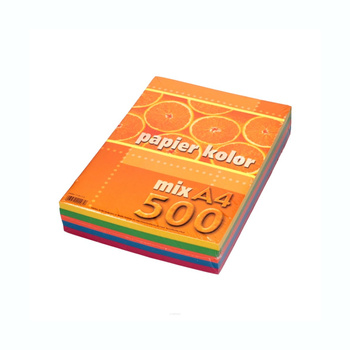 Papier ksero Kreska A4 80g mix 5 kolorów 500 arkuszy