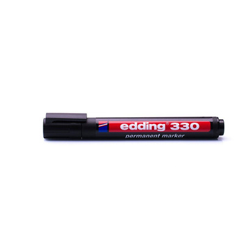 Marker permanentny Edding 330 końcówka ścięta zestaw 4 kolory