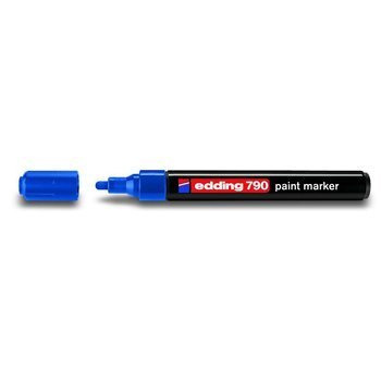 Marker permanentny Edding 800 końcówka ścięta 4-12mm niebieski