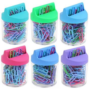 Kolorowe spinacze 28mm pastelowe Memobe a`100