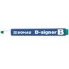 Marker suchościeralny Donau D-Signer B końcówka okrągła zielony