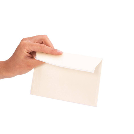 Koperty ozdobne C6 Millenium kremowe 10 sztuk