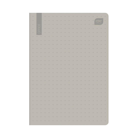 Zeszyt A5 w kratkę 60 kartek Soft Touch kropki Interdruk
