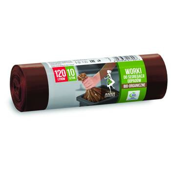 Worki do segregacji odpadów Bio Anna Zaradna 120l