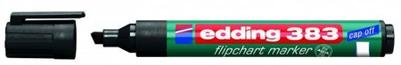 Marker do flipchartów Edding 383 końcówka ścięta czarny