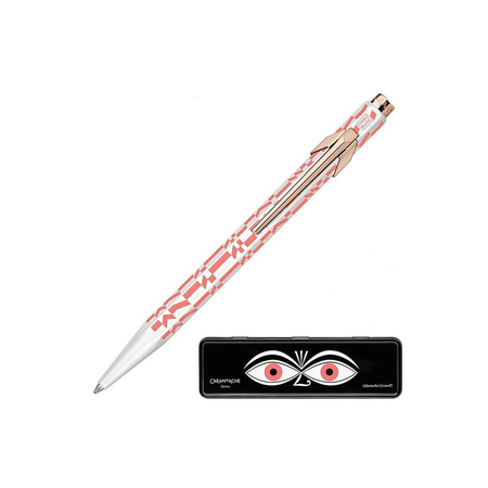 Długopis automatyczny Caran d`Ache 849 Alexander Girard Pink M w pudełku