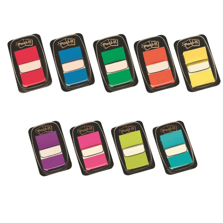 Zakładki indeksujące Post-it 3M zielone 25x43mm 680-3