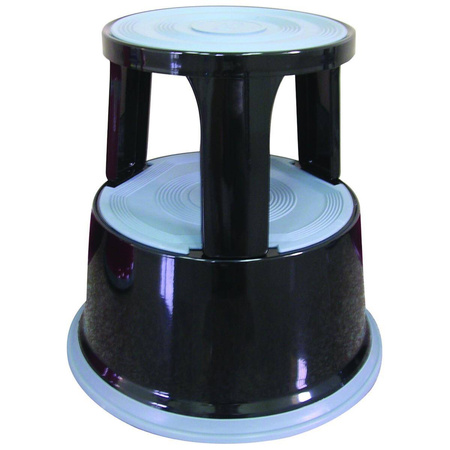 Taboret biurowy na kółkach metalowy Q-Connect