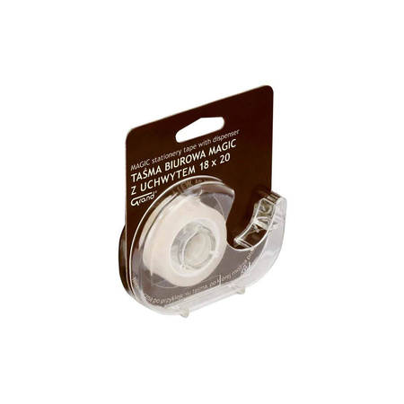 Taśma biurowa Magic Grand z dyspenserem 18m x 20mm