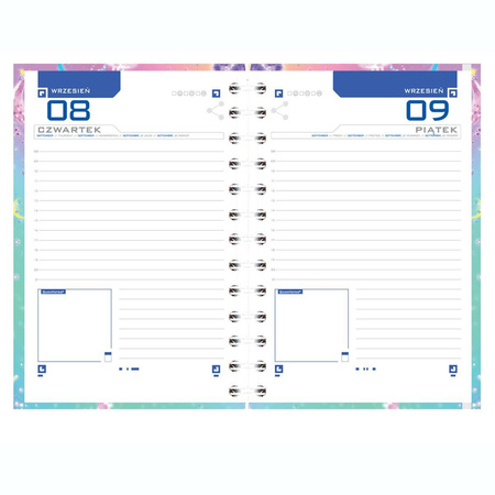 Kalendarz Oxford Galactic 12x18cm 2022/2023