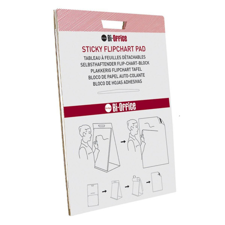 Flipchart Bi-Office blok samoprzylepny