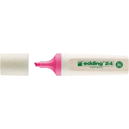 Zakreślacz Edding 24 ekologiczny różowy