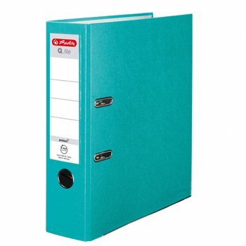 Segregator A4 szeroki 80mm Herlitz turkusowy