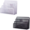 Organizer na dokumenty metalowy 3 przegrody Office Set Q-Connect srebrny
