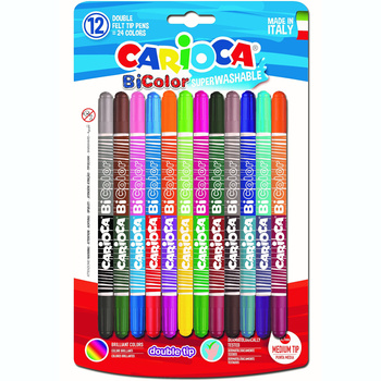 Pisaki BiColor 24 kolory Carioca