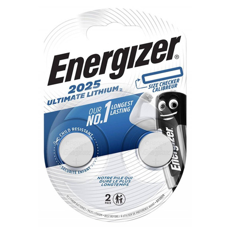 Baterie CR2025 3V Energizer 2 sztuki