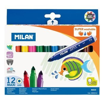 Flamastry Milan Maxi Super Washable 12 kolorów